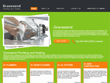 Tablet Screenshot of gravesendplumbingandheating.info